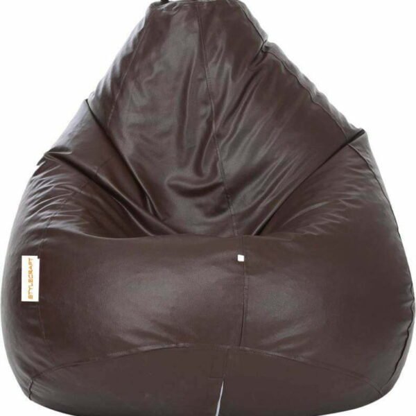 Stylecraft Brown Bean Bag Chair With Beans